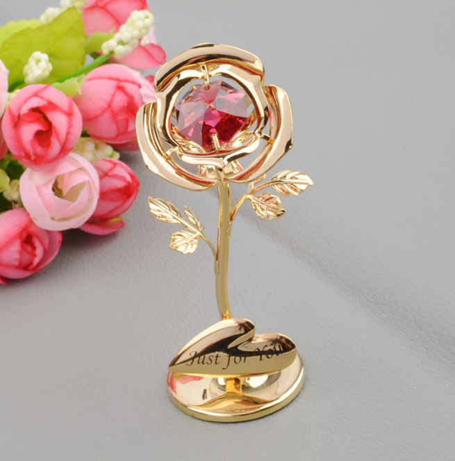 Roses With Diamonds Qixi Valentine's Day Gifts For Wives And Lovers Home Crafts Decorations — foto 4