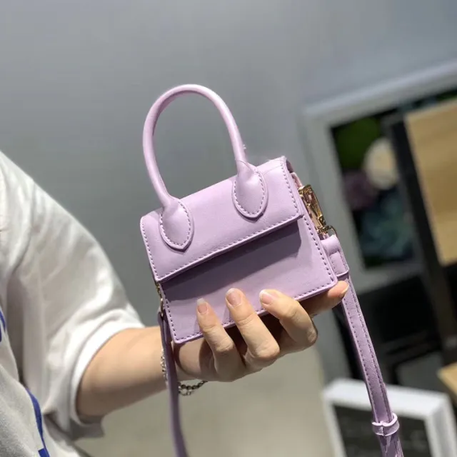 Fashion handbag Korean fashion mini crossbody bag Purple - Shop at LoveMi