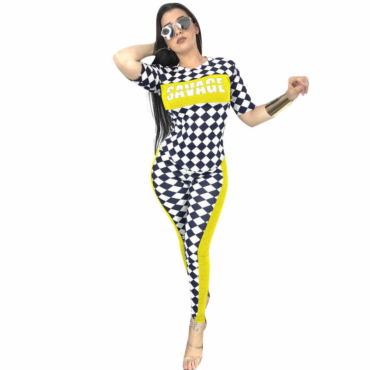 Checkerboard element two-piece