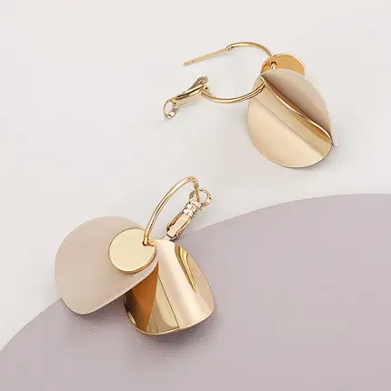 Morandi geometric earrings