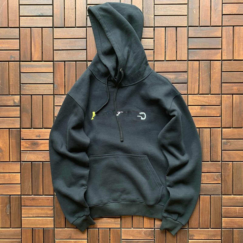 Cartoon print hoodie