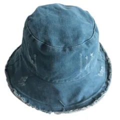 Japanese frayed denim fisherman hat - Middle Cowboy - View 1