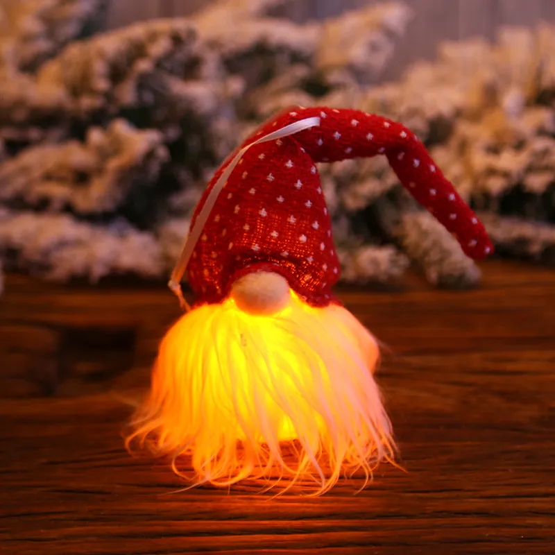 Christmas Forester Gnome LED Doll Light Tree Decoration Hanging Pendant – image 9
