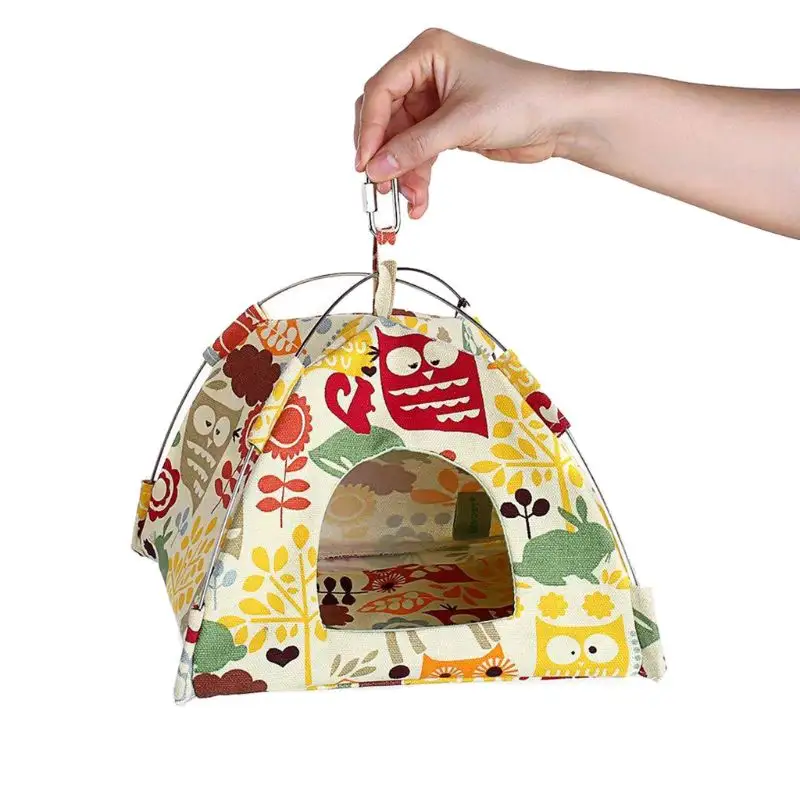 New Hanging Canvas Parrot Tent Bird Cage