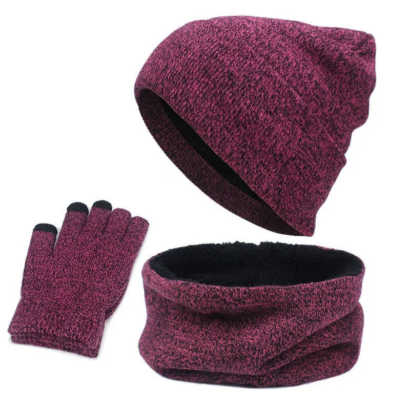 Touch screen gloves - Red