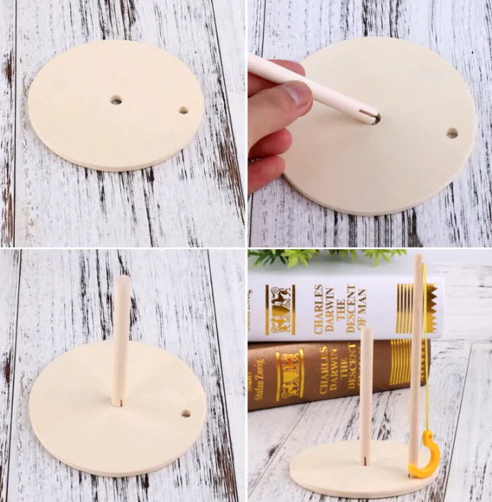 Children's educational creative fishing toys wooden baby early childhood teaching water ring wooden toys – image 8