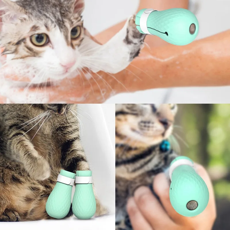 Wash Cat Feet Set Cat Bath Supplies Hold Cat