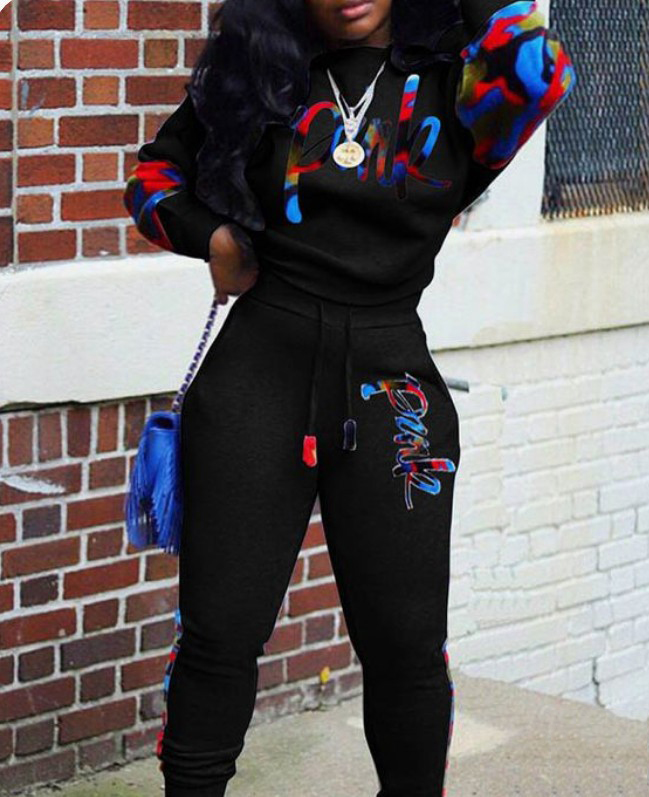 Two-piece printed sweater