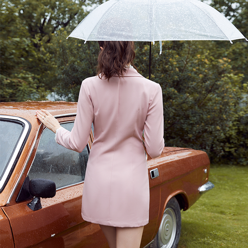 Lace stitching suit skirt