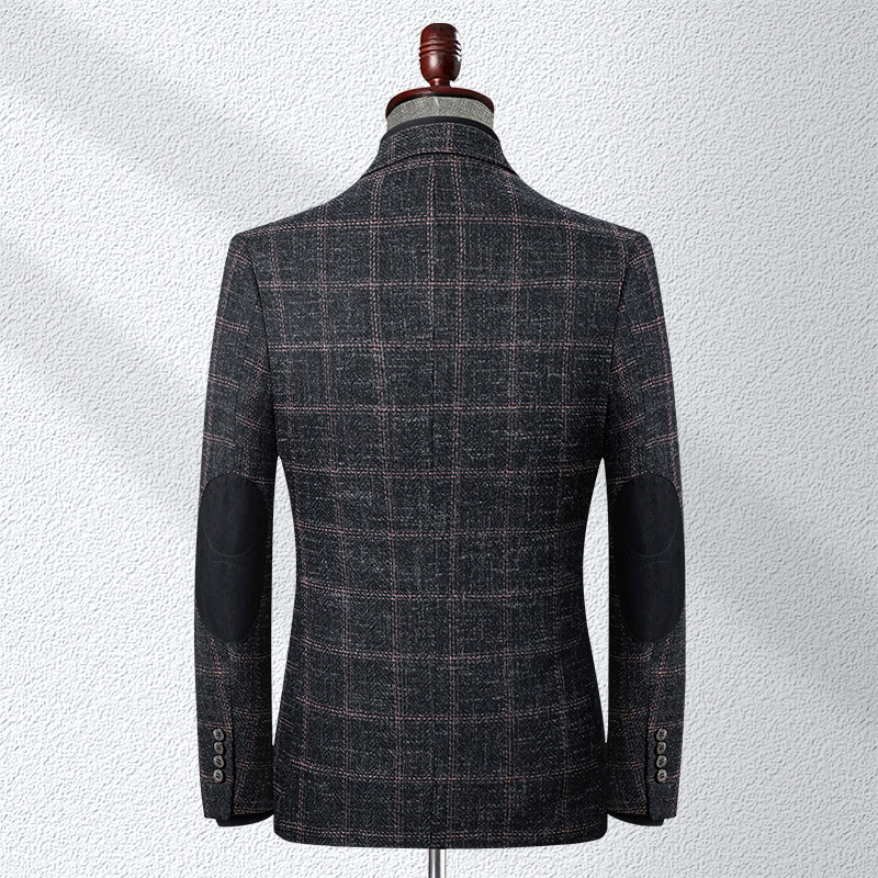 Suit Korean style slim plaid small suit