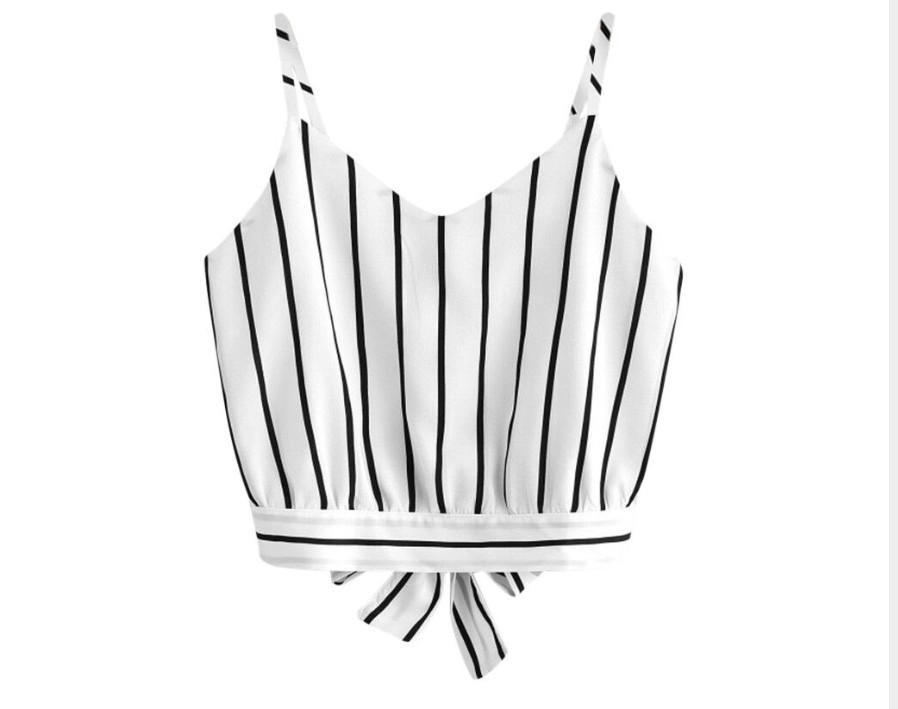 Sexy striped strappy backless beach vacation set