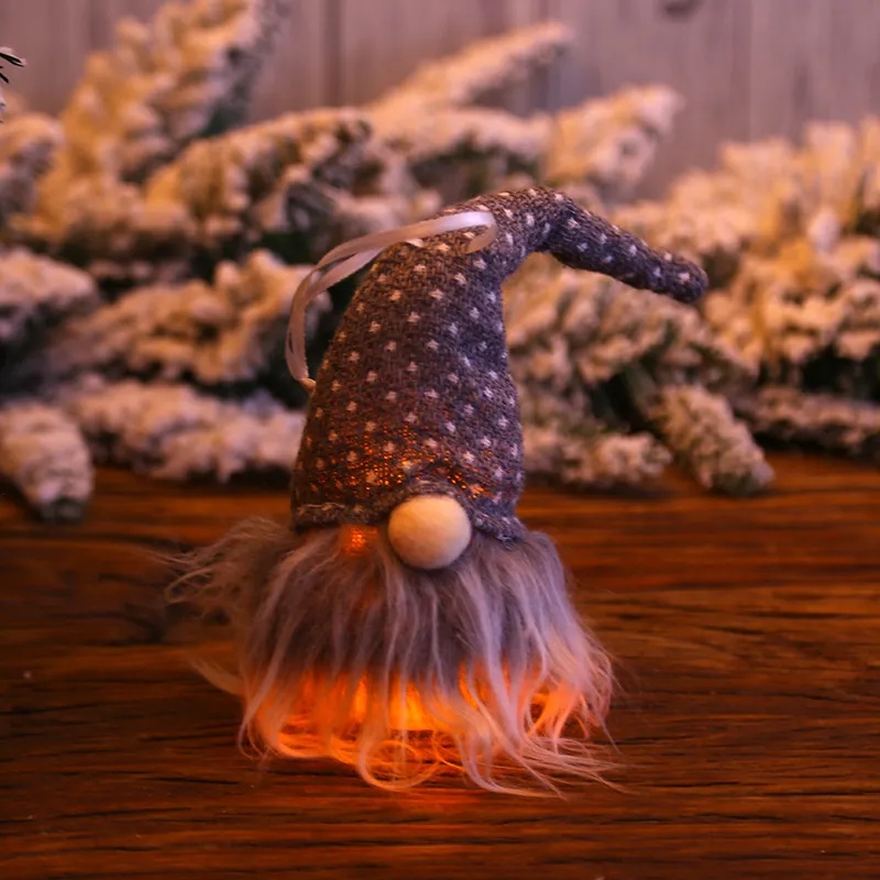 Christmas Forester Gnome LED Doll Light Tree Decoration Hanging Pendant – image 8