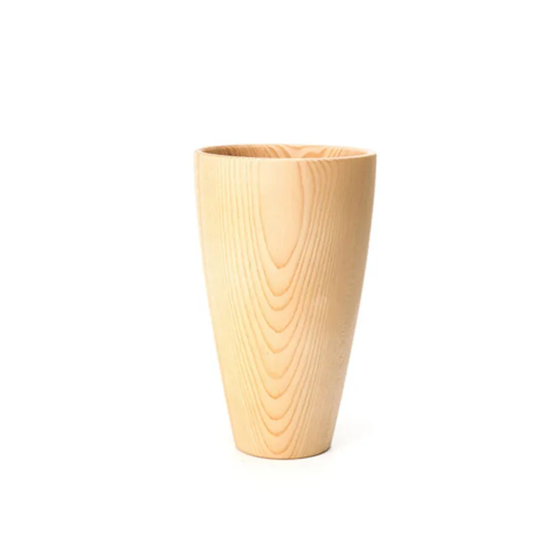 Japanese style solid wood cup - Wood Color