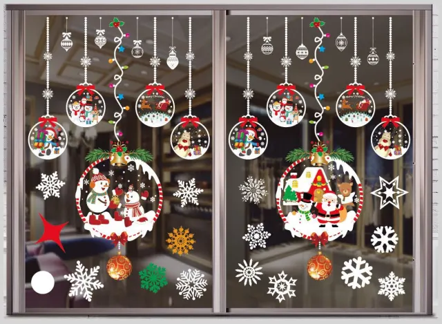 Christmas color window stickers Color A54 - Shop at LoveMi