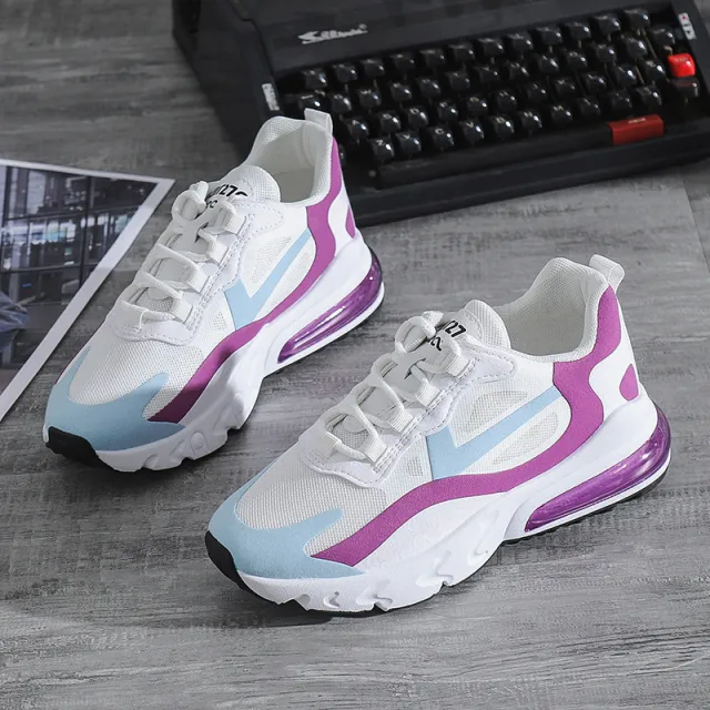 Net celebrity air cushion sneakers Purple - Shop at LoveMi