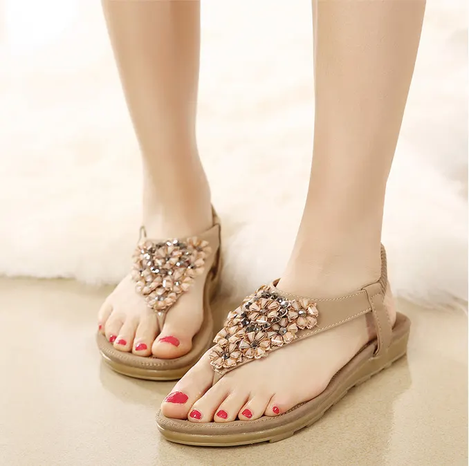 Women's Flip Flops Sandals Flat Summer Shoes Woman Plus