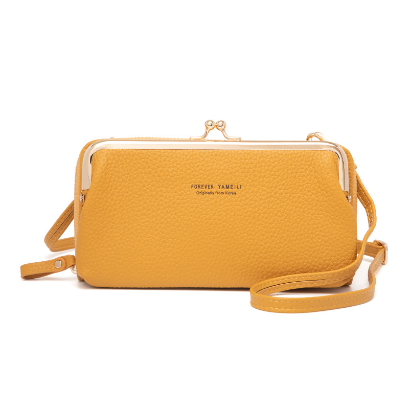 Fashion horizontal zipper phone bag