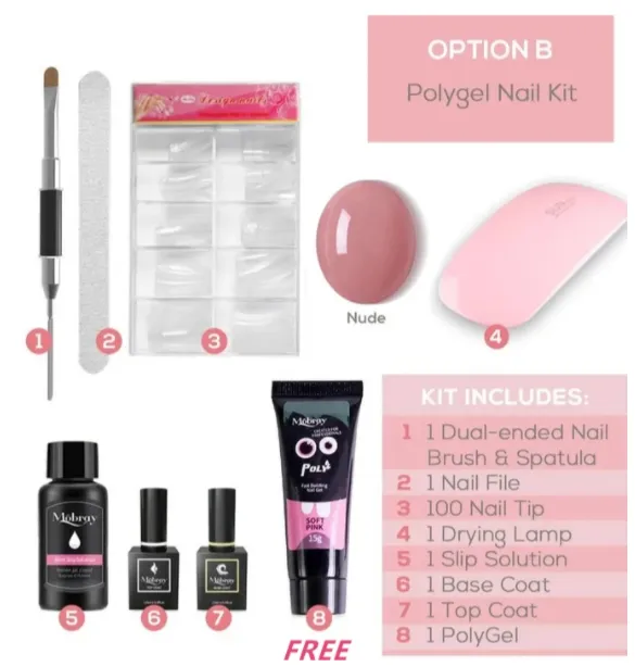 Nail Lengthening Kit Nude - Shop at LoveMi