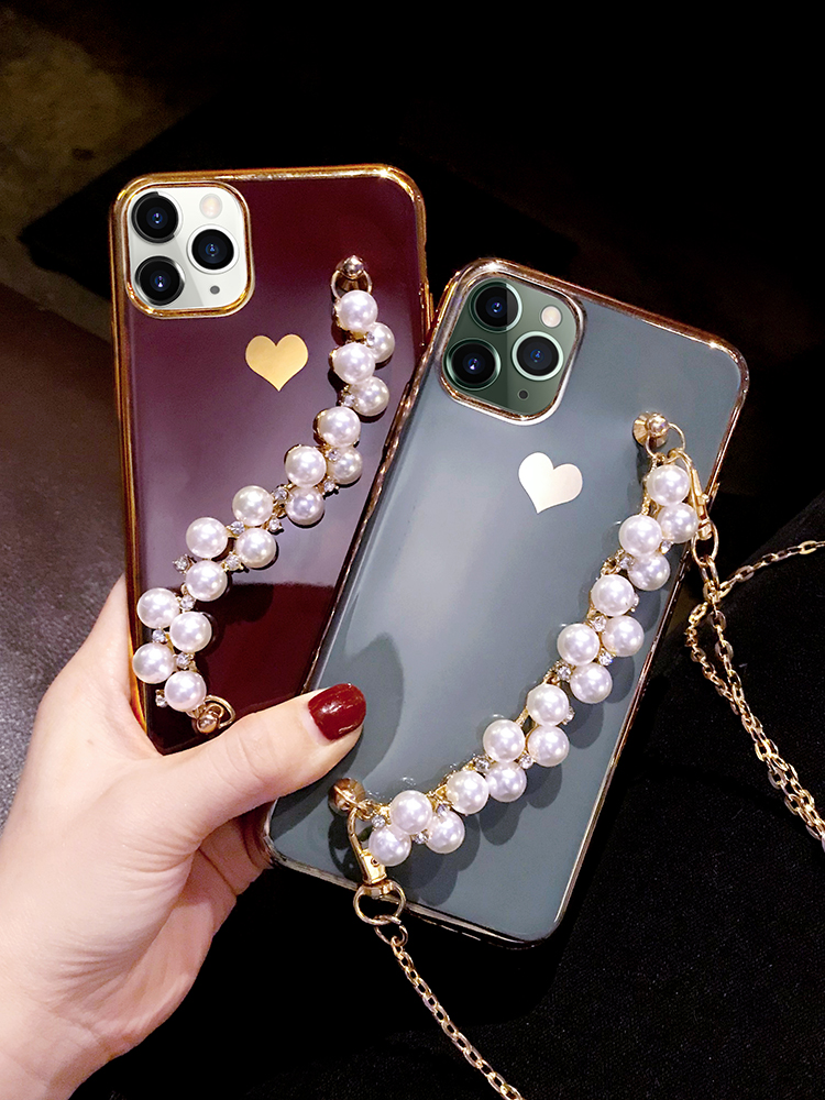 Compatible with Apple , Pearl bracelet phone case - Image 2