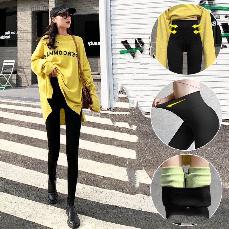 Shark skin leggings women wear thin autumn tights A Avocado S - Shop at LoveMi
