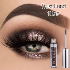 PHOERA Magnificent Metals Glitter and Glow Liquid Eyeshadow 12 Colours - Trust Fund - View 1
