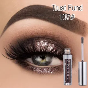 PHOERA Magnificent Metals Glitter and Glow Liquid Eyeshadow 12 Colors - Trust Fund