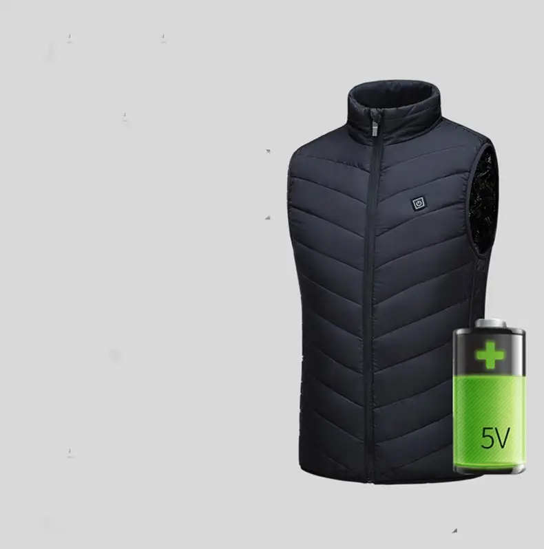 USB Interface Smart Heating Vest for Men and Women