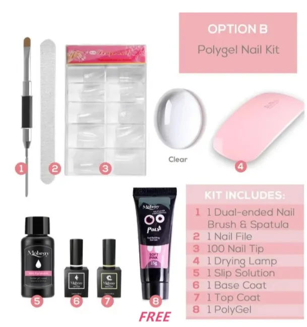 Nail Lengthening Kit Clear - Shop at LoveMi