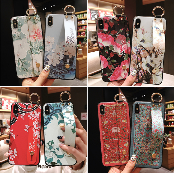 Funda compatible con Apple para iPhone XS Max silicona relieve pintado