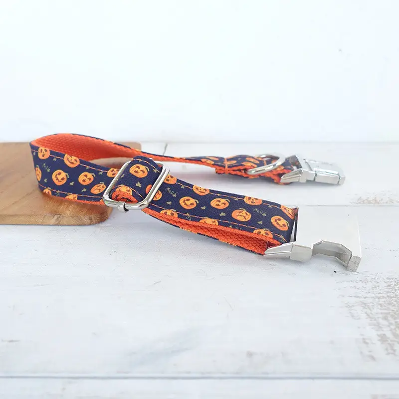 Pet supplies set Halloween style set with bow set