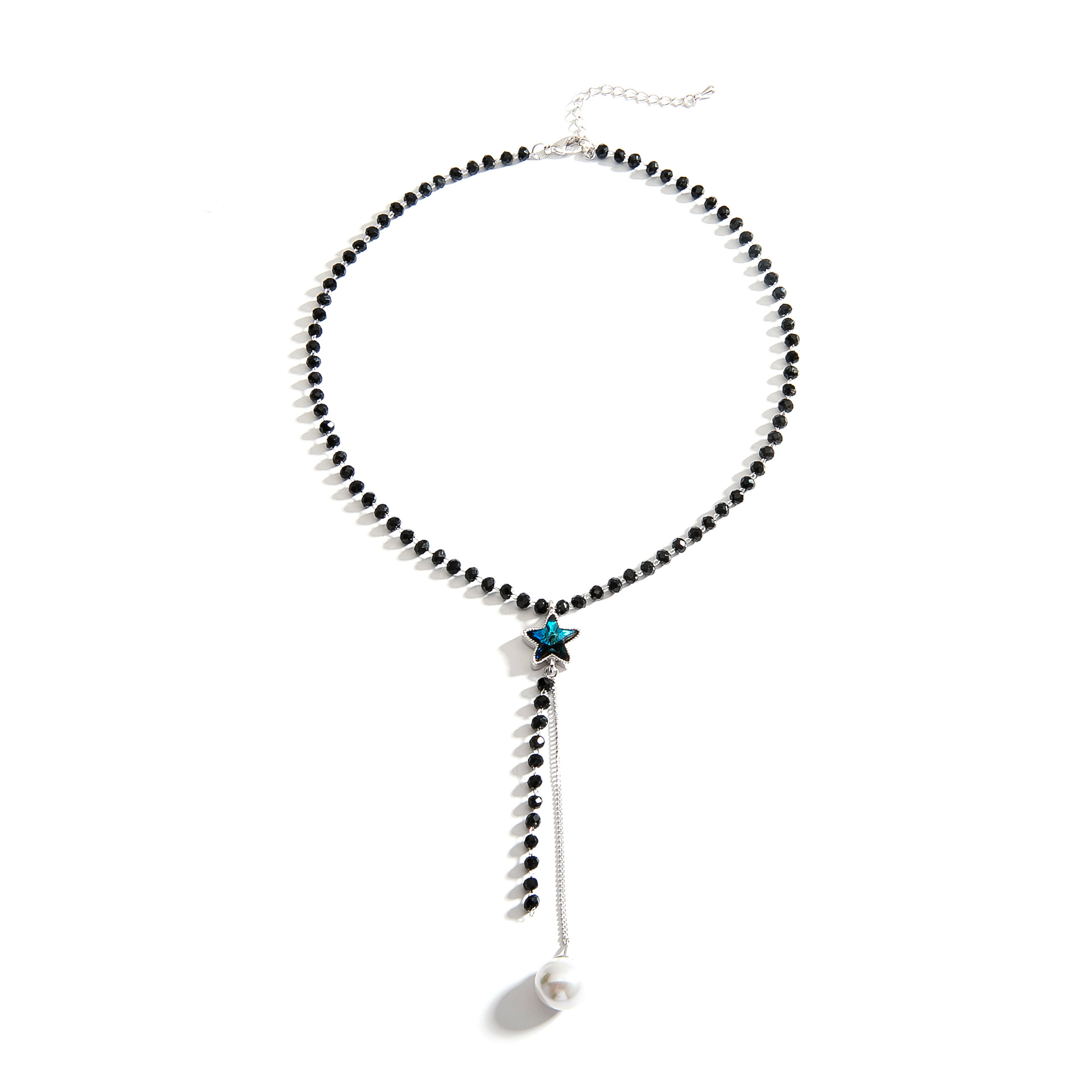 Crystal cold wind necklace women