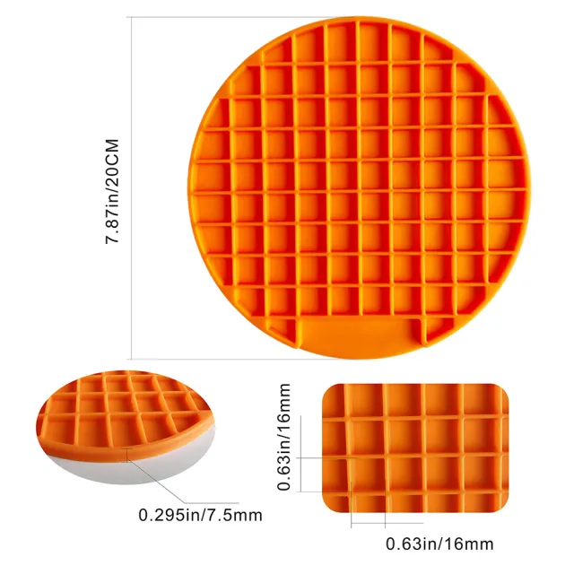 Pet licking pad Orange - Shop at LoveMi