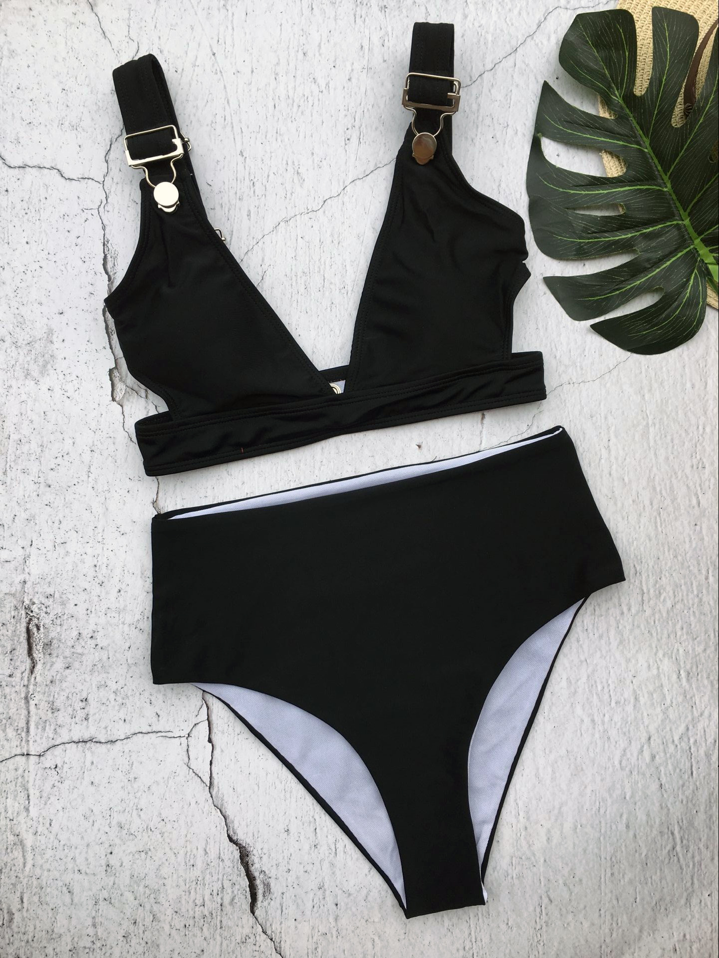 Explosive solid color sexy bikini