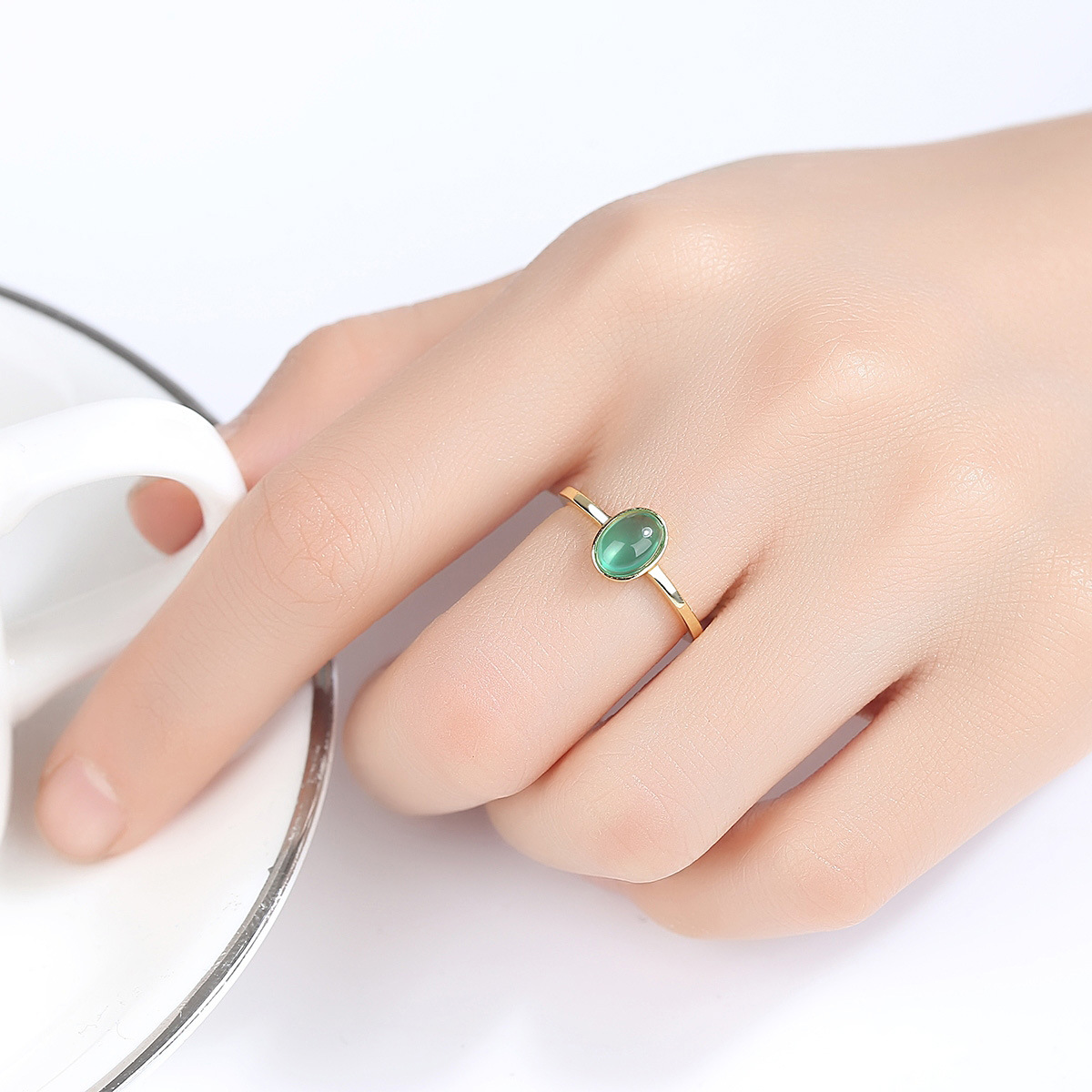 New S925 sterling silver ring women