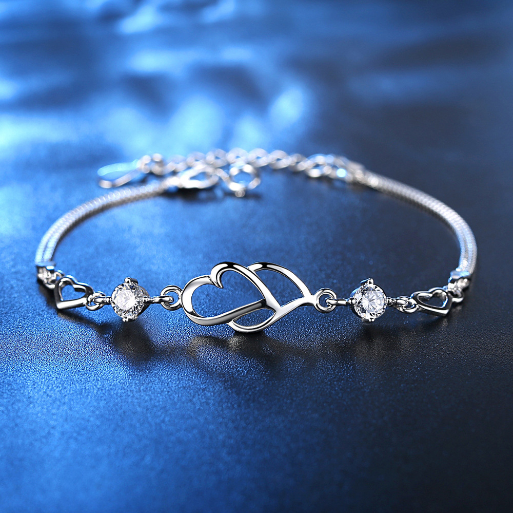 Fashion crystal zircon micro-inlaid bracelet