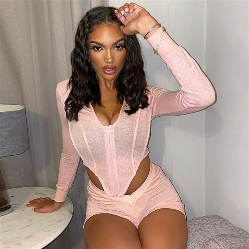 Women's Irregular Long Sleeve Cardigan Hooded Top