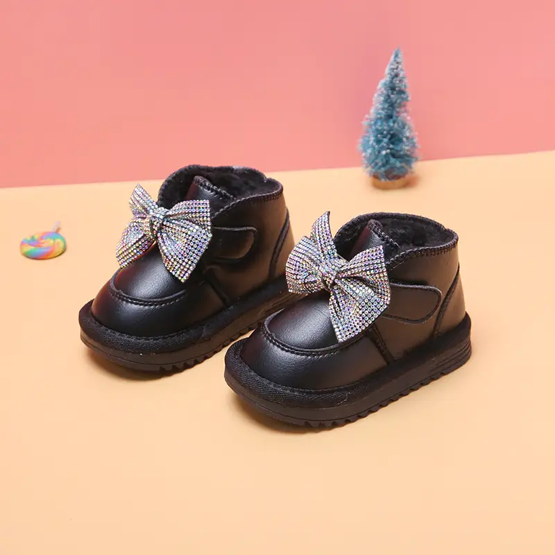 Baby princess toddler cotton shoes soft soled cotton boots