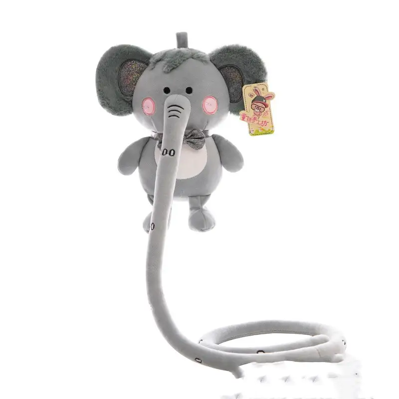 Soft elephant doll creative long nose plush toy