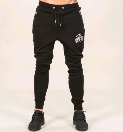 Spring and Autumn New Muscle Fitness Brothers Trousers Men Running Training Sports Breathable Sweat Slim Guard Pants