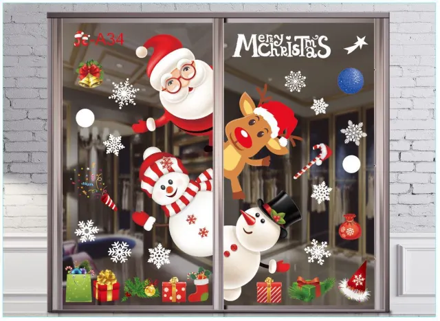 Christmas color window stickers Color A34 - Shop at LoveMi