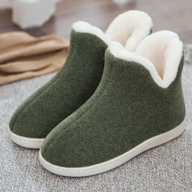 Maternity hairy shoes Green - Shop at LoveMi
