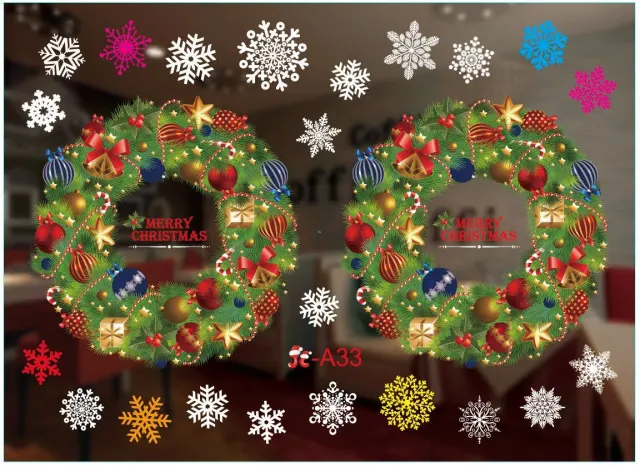 Christmas color window stickers Color A33 - Shop at LoveMi