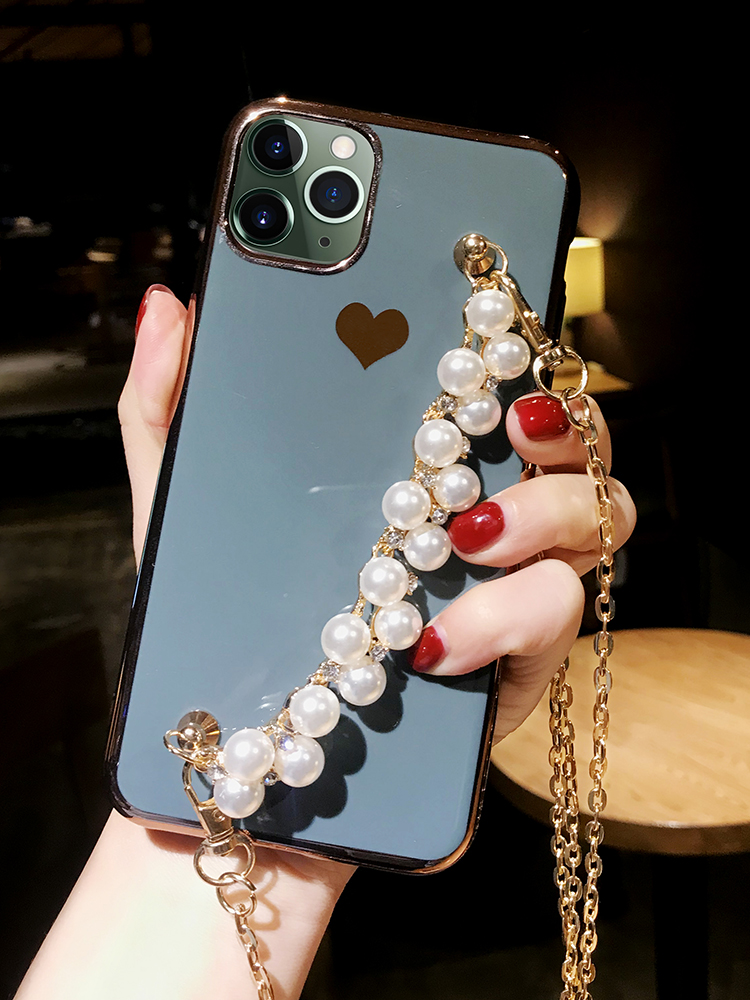 Compatible with Apple , Pearl bracelet phone case - Image 4