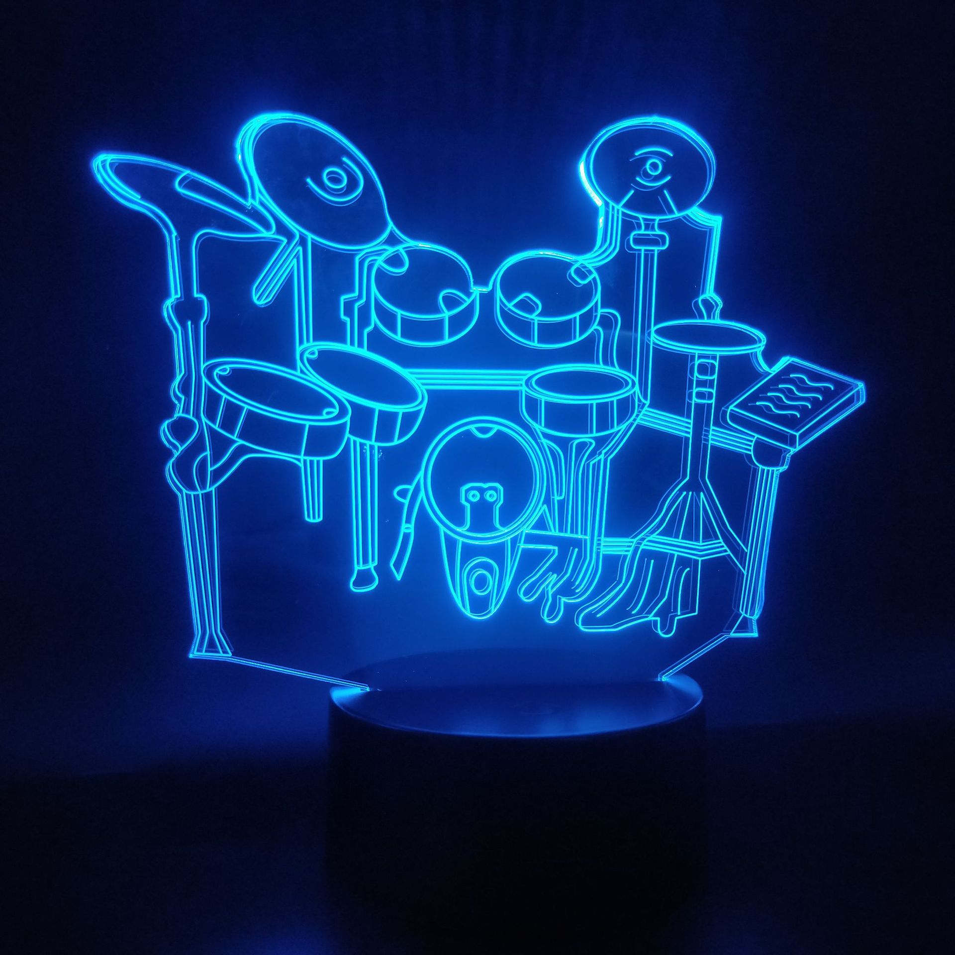 3D Drum Kit Night Light, picture 2 of 3