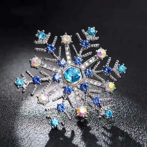Christmas Gift Snowflake Brooch