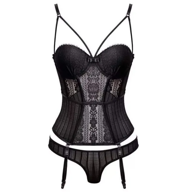 Waistcoat corset Black - Shop at LoveMi
