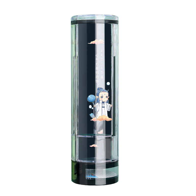 Net celebrity rotating stationery box does not fall