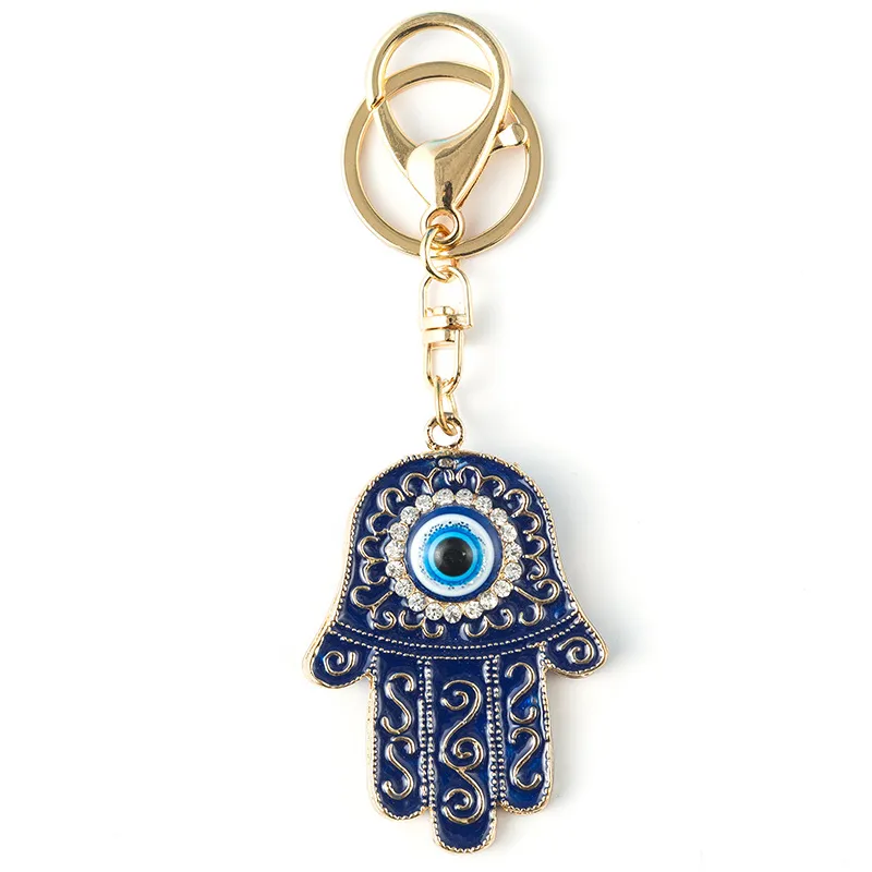 Creative Demon Eye Palm Keychain - Blue