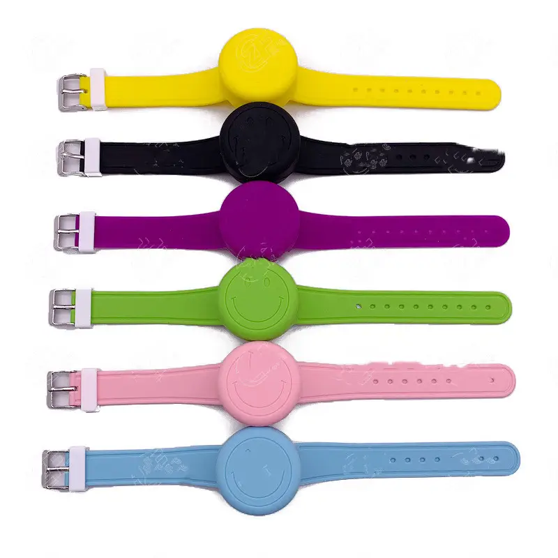 Hand sanitizer silicone wrist strap