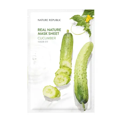 Natural facial mask - Cucumber